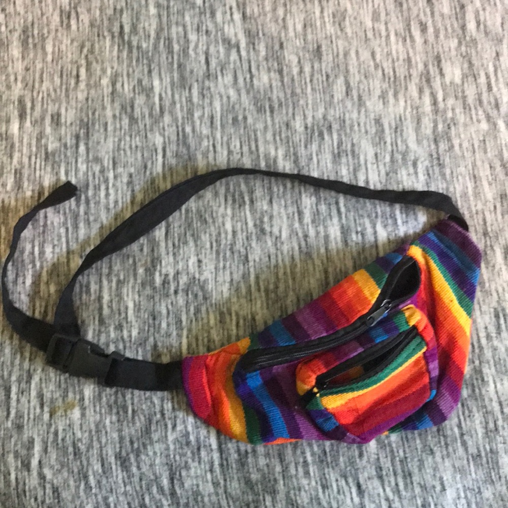 Rainbow fanny pack